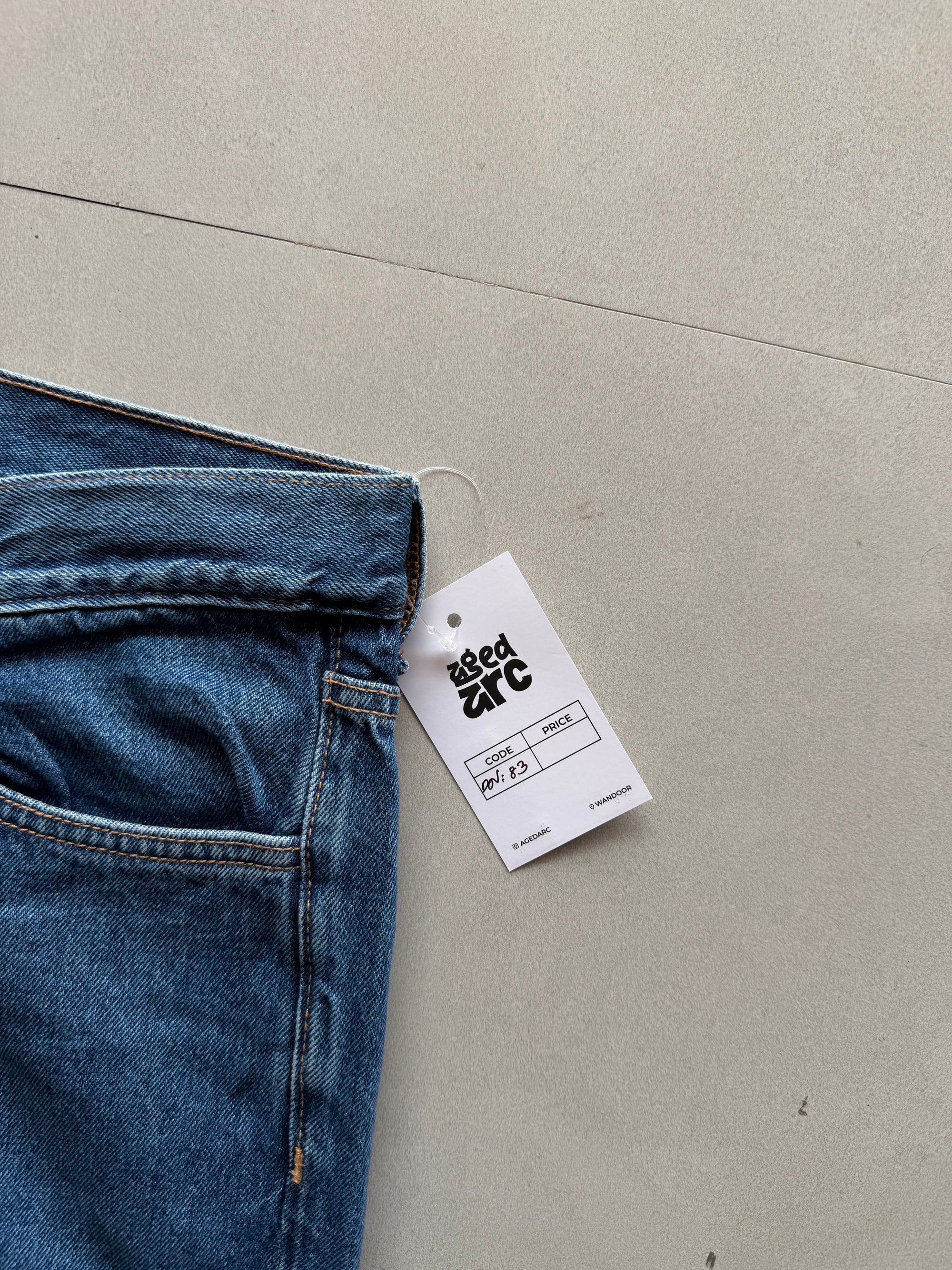 DN83 BAGGY DENIM - M