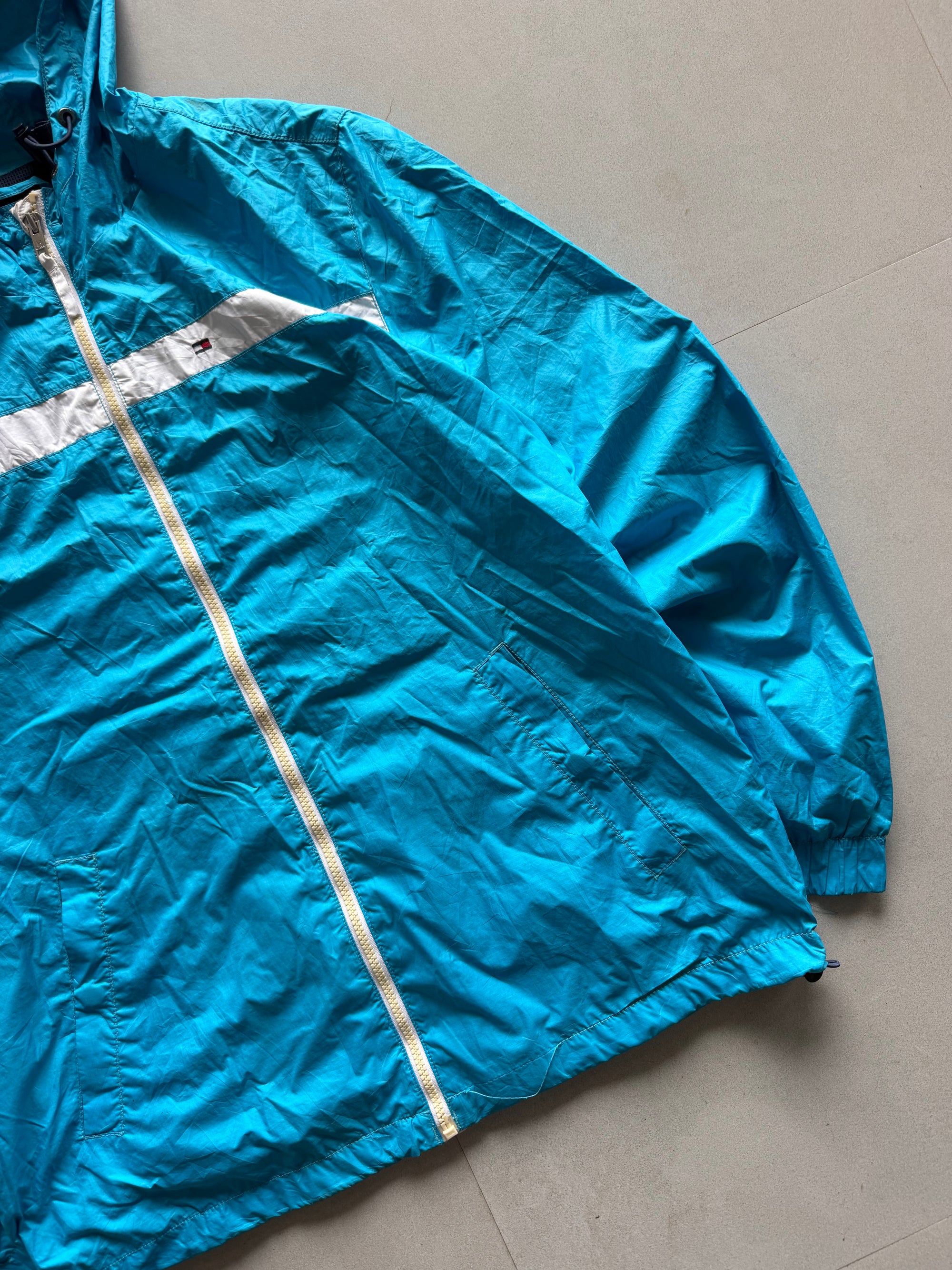 TOMMY HILFIGER HOODED TACTICAL JACKET - L