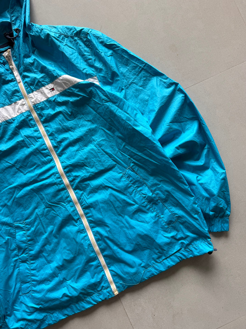 TOMMY HILFIGER HOODED TACTICAL JACKET - L