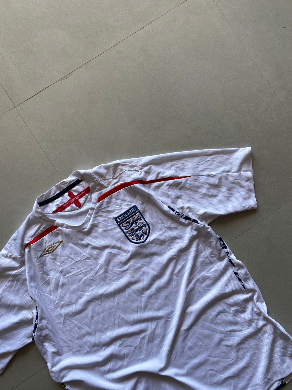 2007 UMBRO ENGLAND JERSEY - M