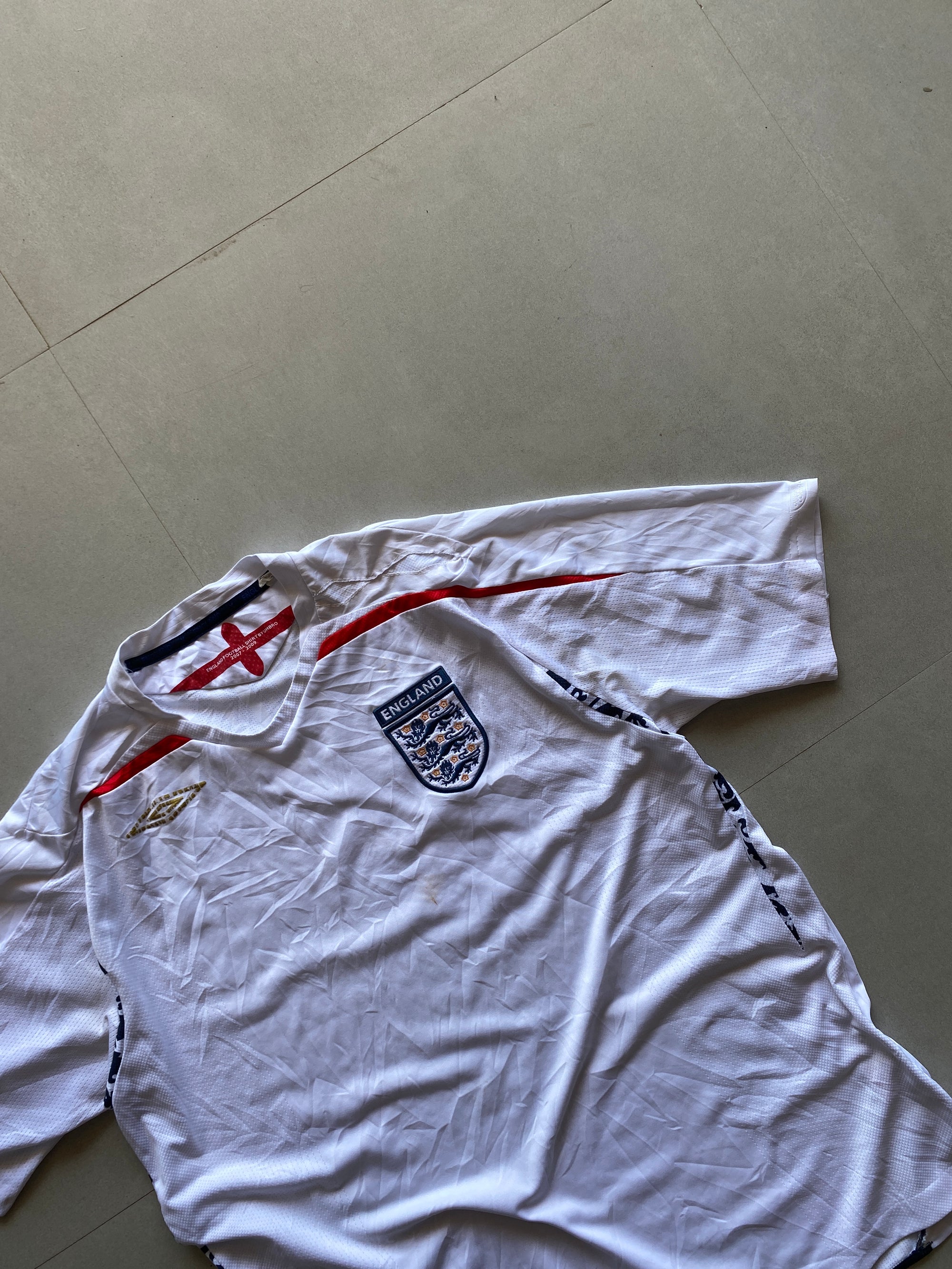 2007 UMBRO ENGLAND JERSEY - M