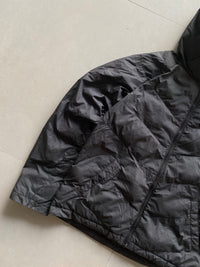 NIKE SYNTHETIC FILL HOODED PUFFER JACKET - S