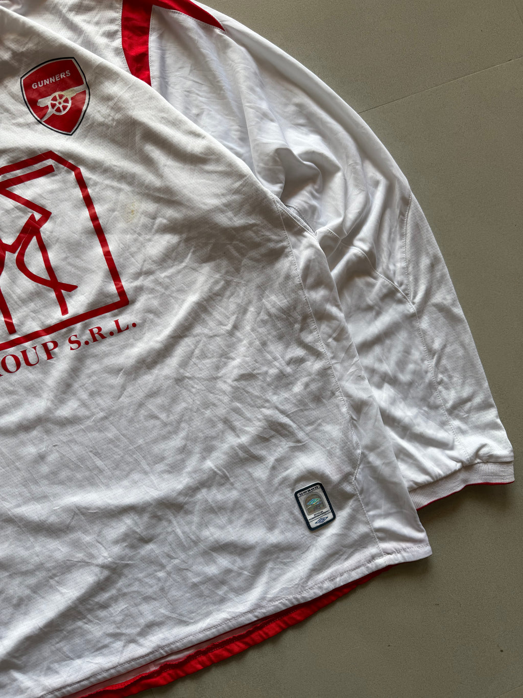 VINTAGE UMBRO GUNNERS JERSEY - L