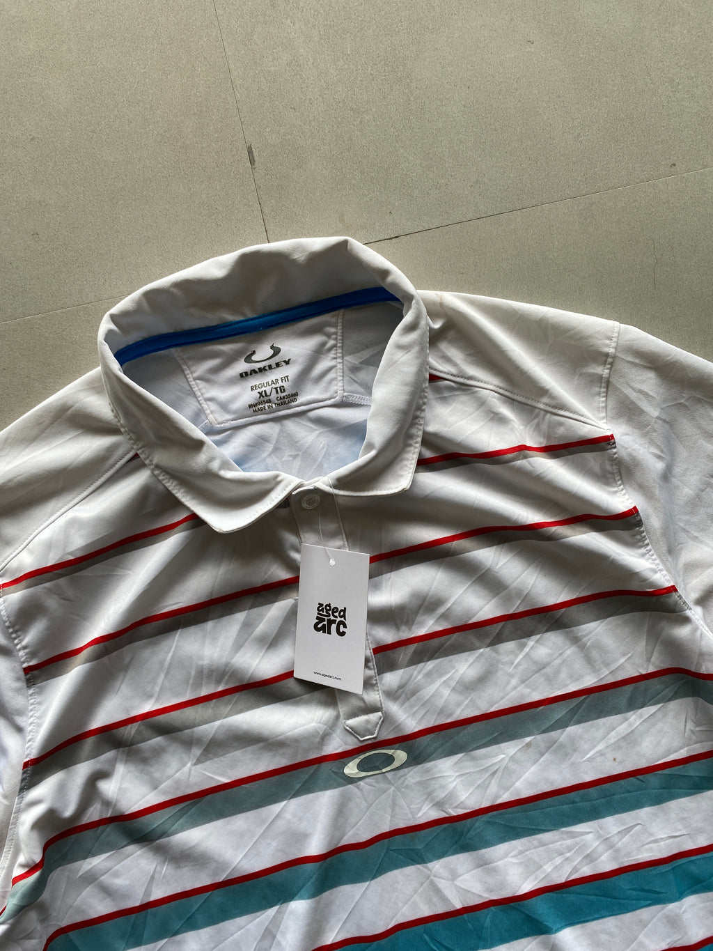 VINTAGE OAKLEY DRI-FIT POLO SHIRT - L