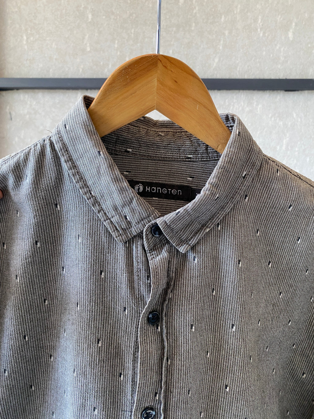 HANGTEN PRINTED SHIRT - M