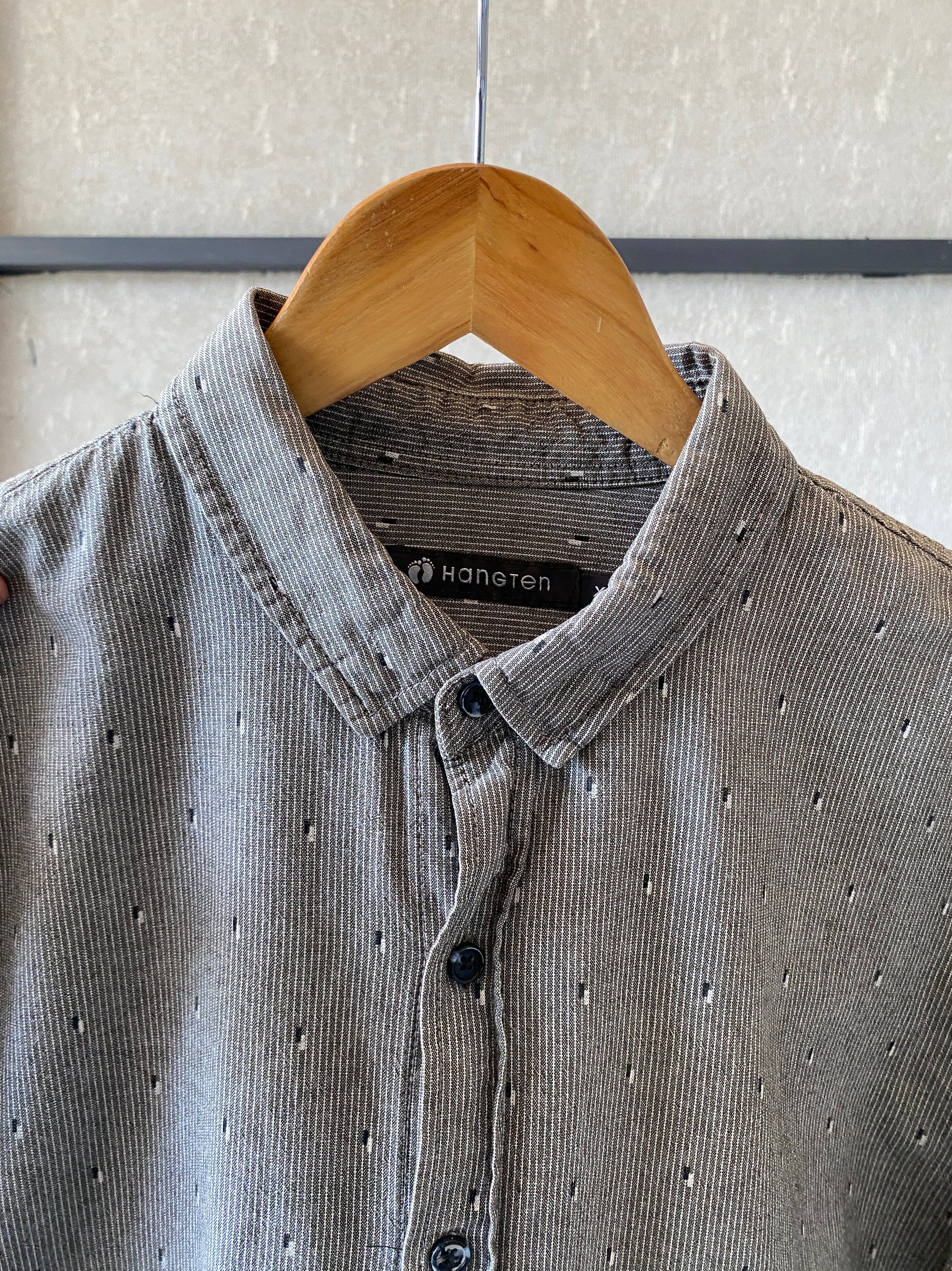 HANGTEN PRINTED SHIRT - M