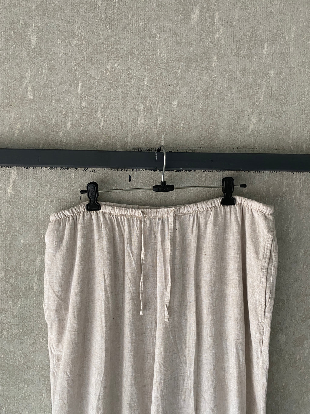 BAGGY LINEN PANT - S