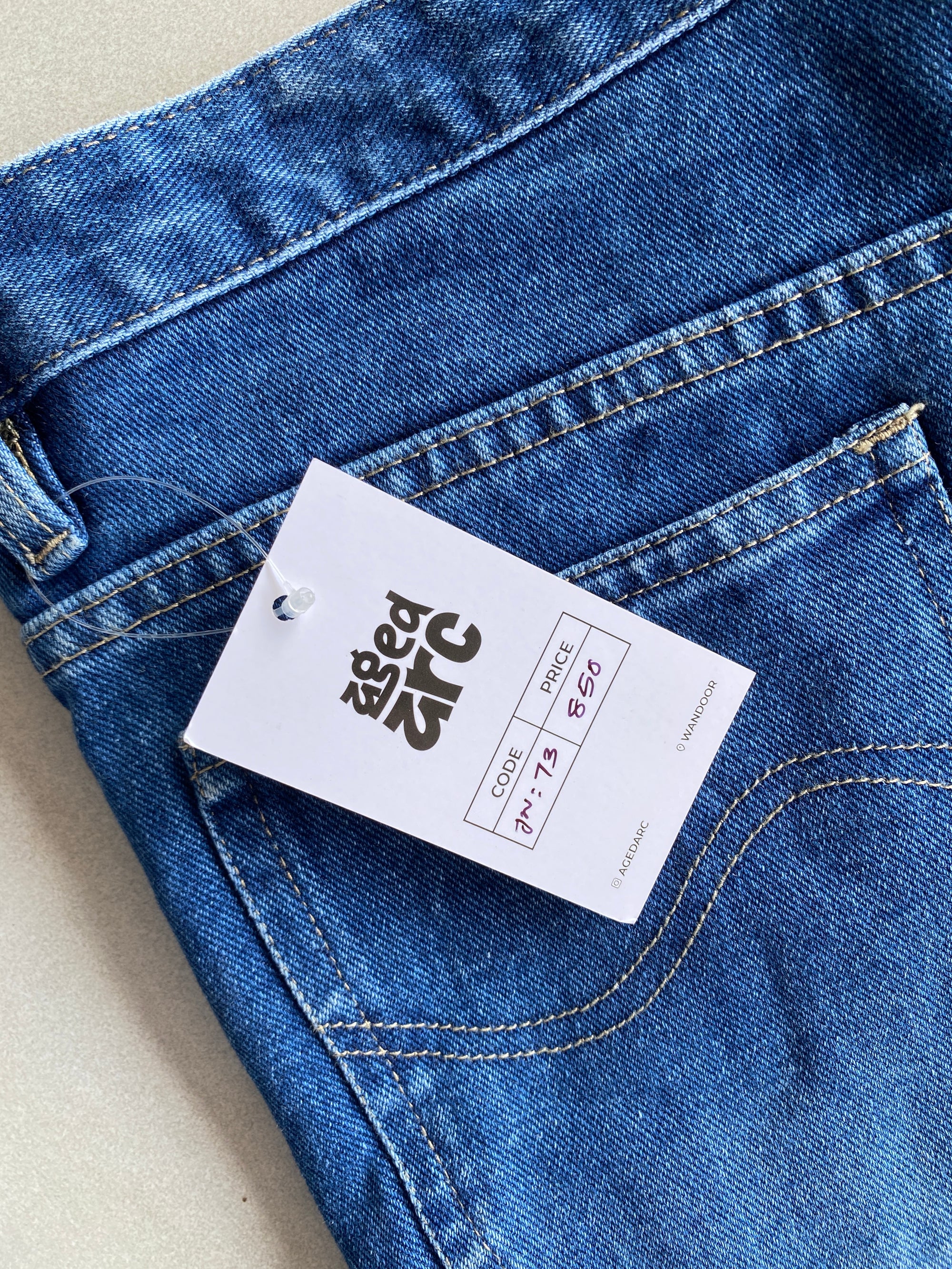 STRIGHT FIT DENIM - M