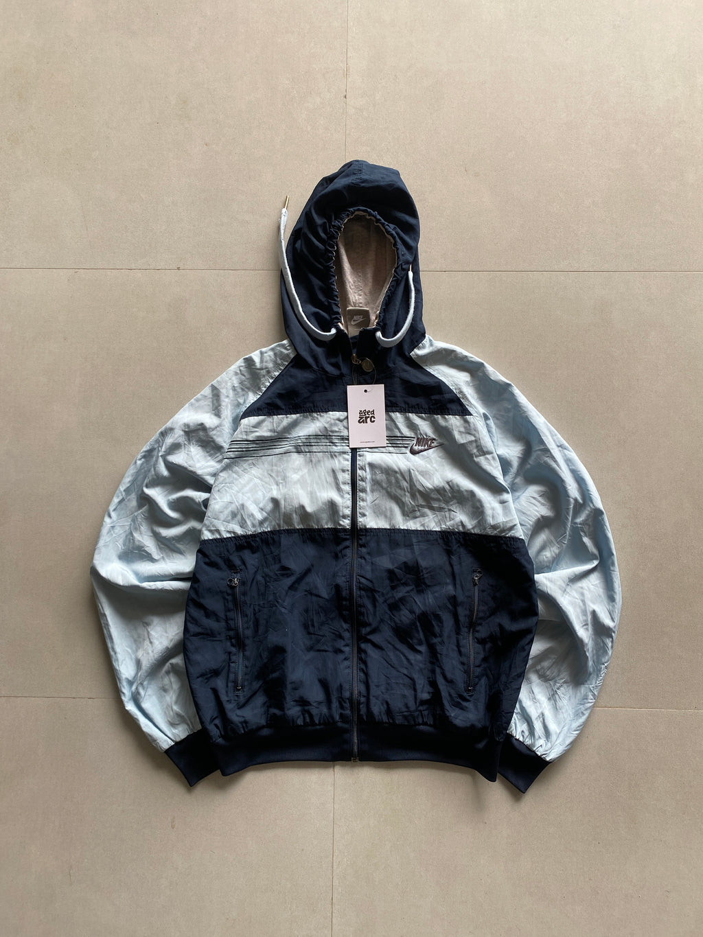 00s NIKE HOODED JACKET - M