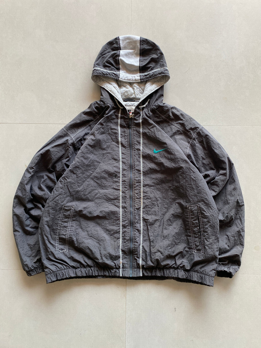 90s NIKE BIG SWOOSH JACKET - XXL