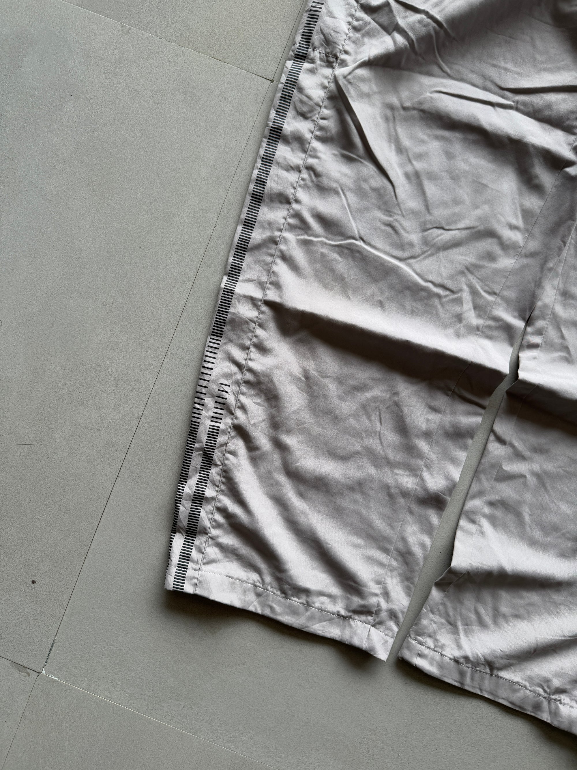 ADIDAS GREY TRACK PANTS - XL