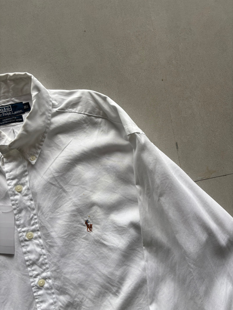 RALPH LAUREN WHITE LOOSE - FIT SHIRT - XXL