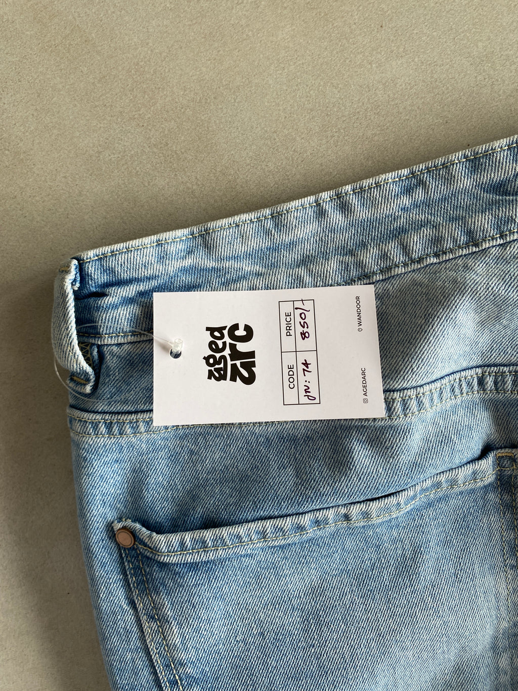 STRIGHT FIT DENIM - L