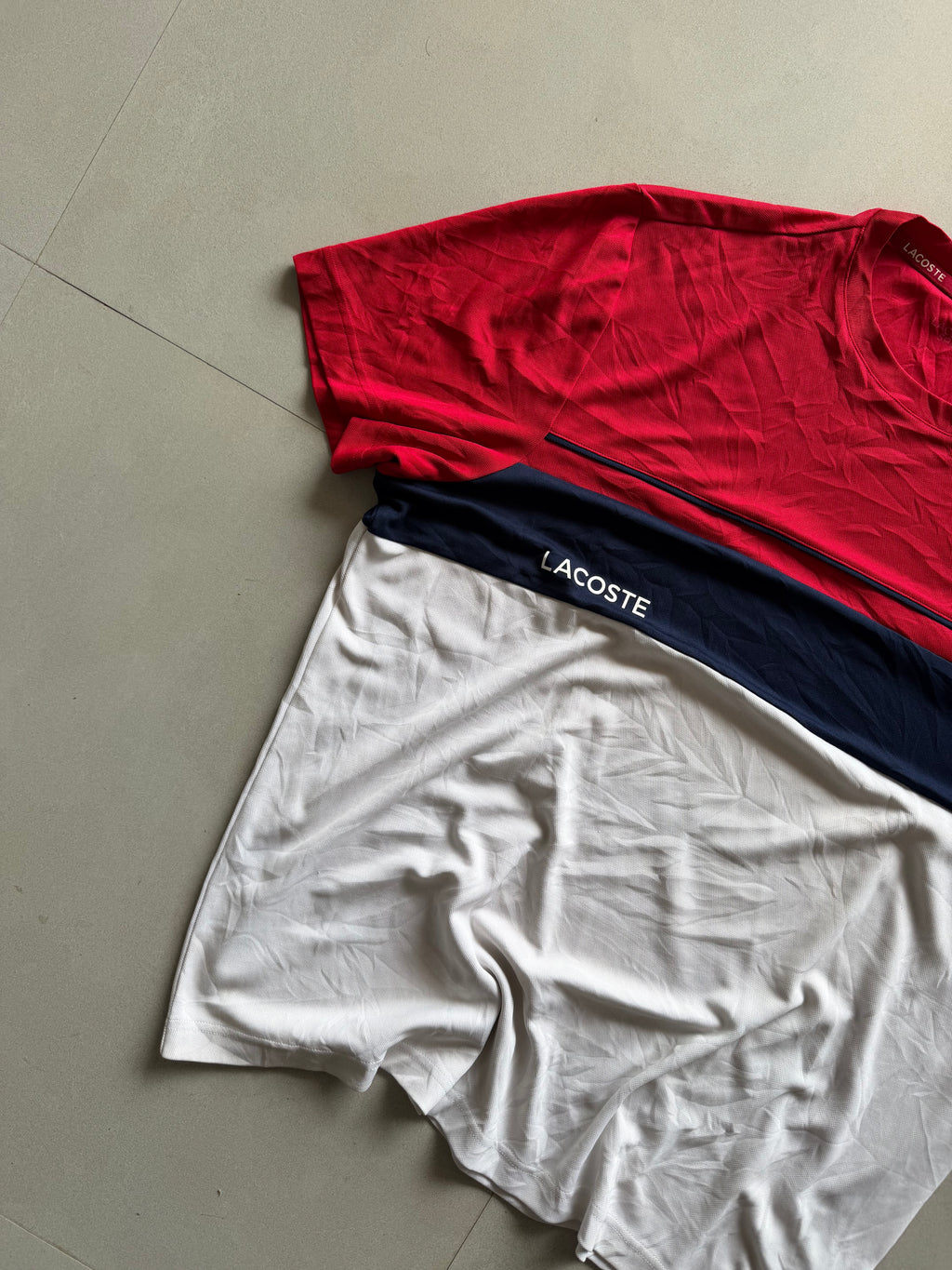 LACOSTE DRI FIT TEE - XL