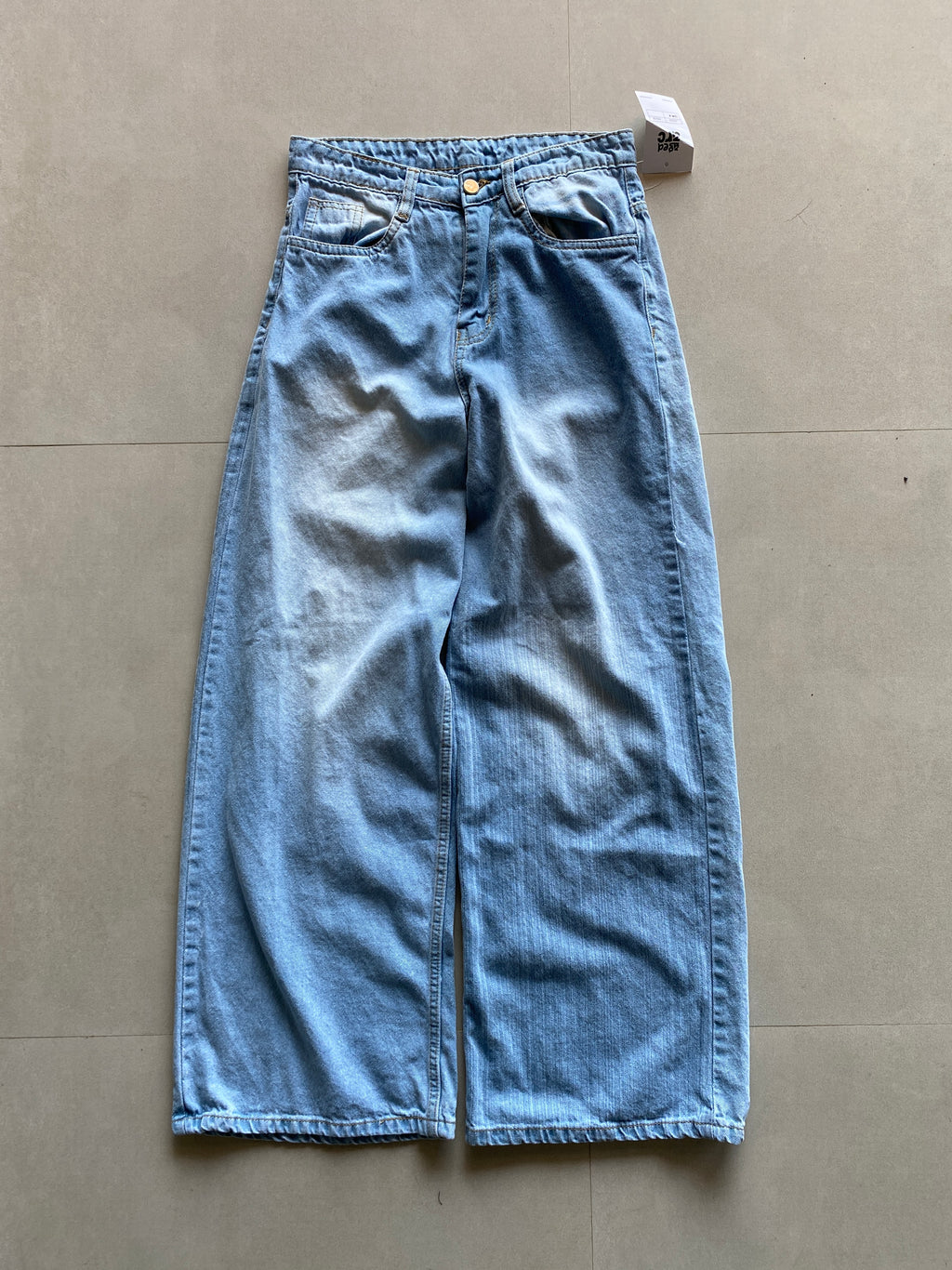 B45 BAGGY WIDE LEG DENIM - XS