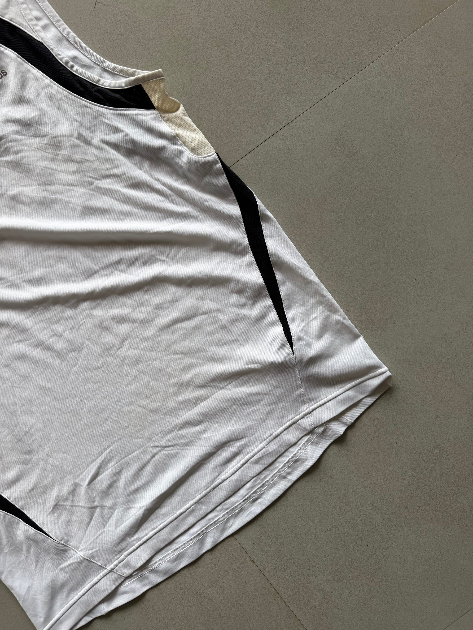 ADIDAS STRIPED TANK TOP - M