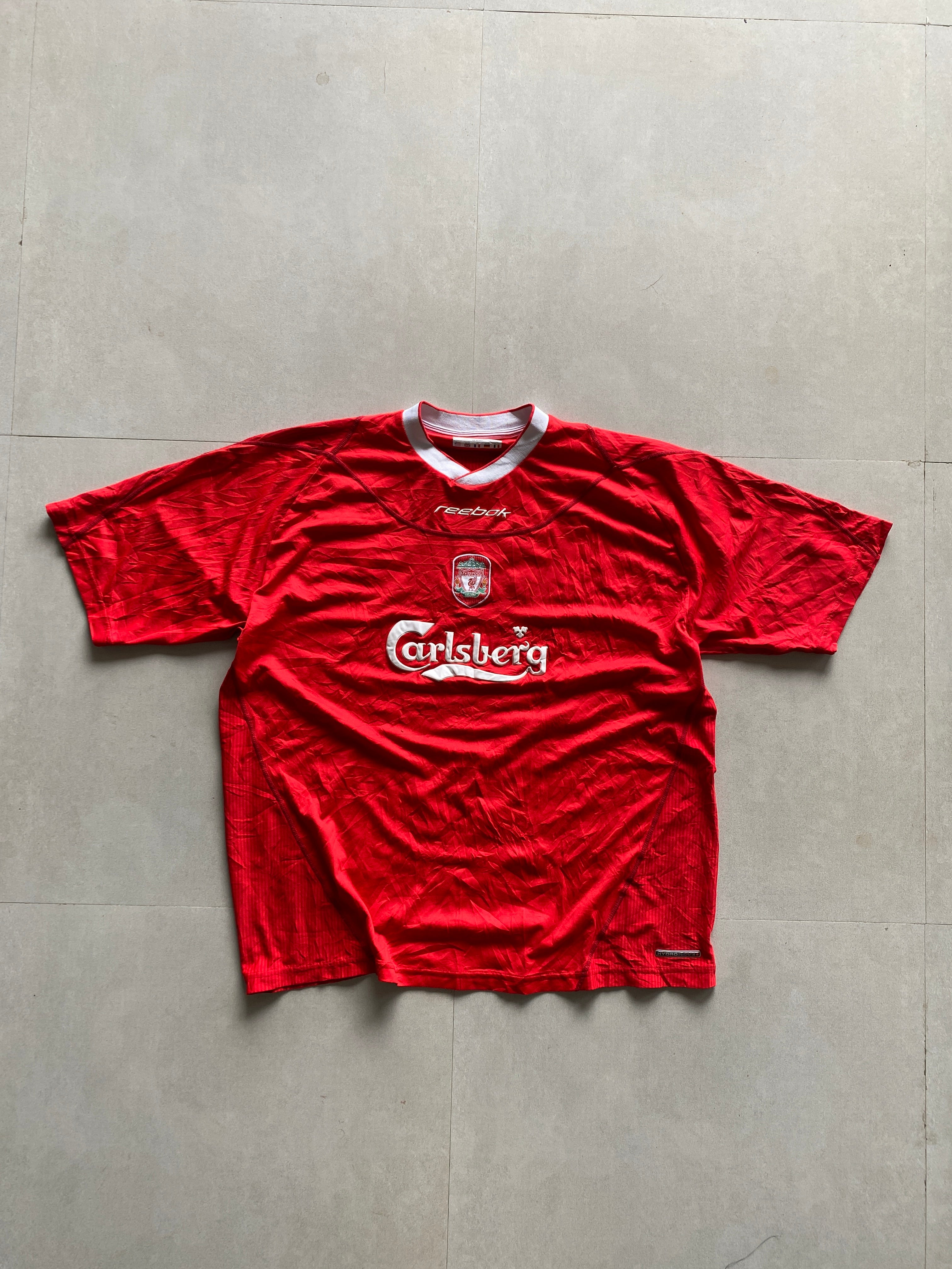 ウェア Liverpool 2000 2001 2002  2001-02 Liverpool Reebok Track Jacket - 5/10 - (L)