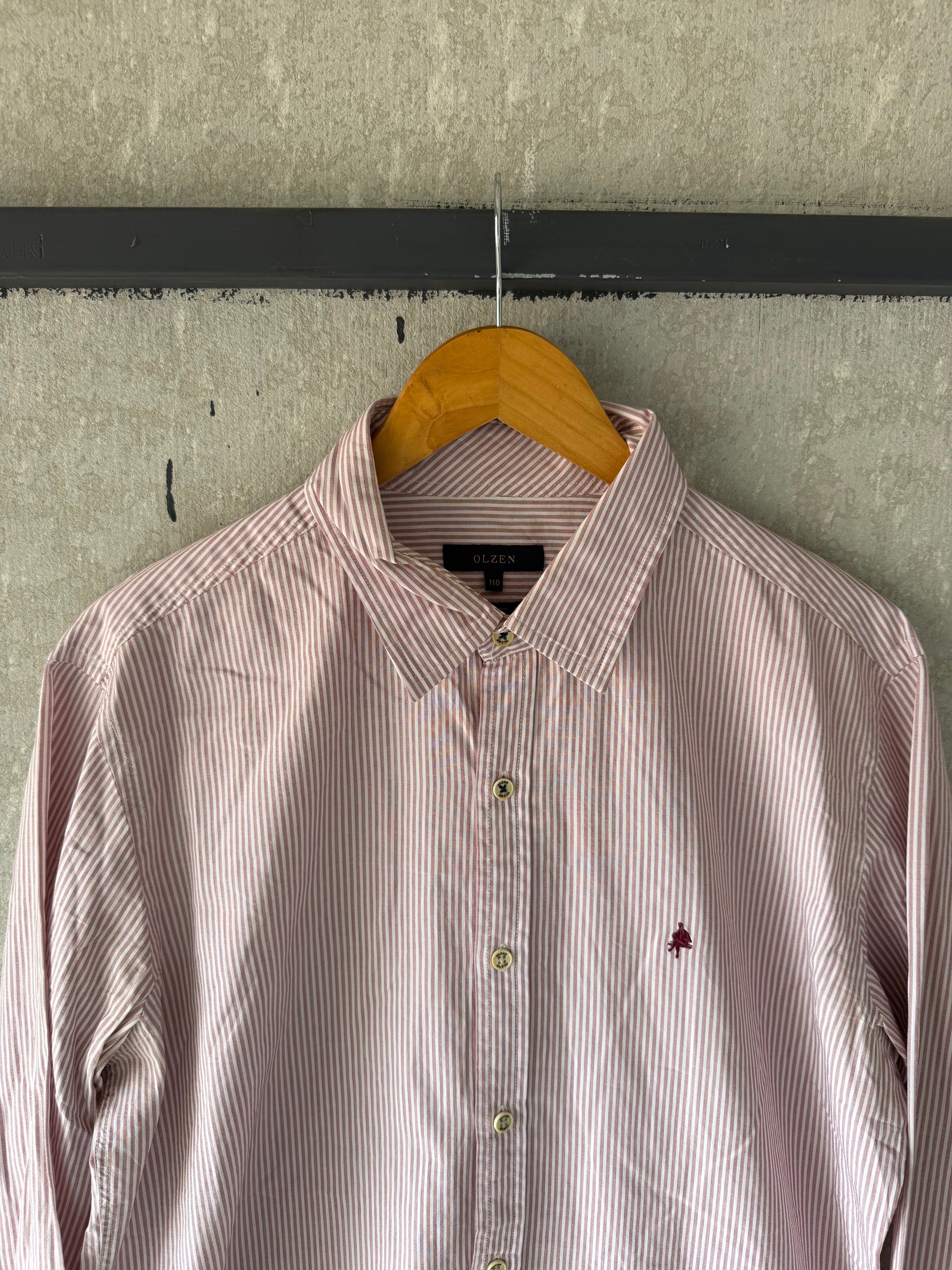 OLZEN STRIPED SHIRT ST170 - M