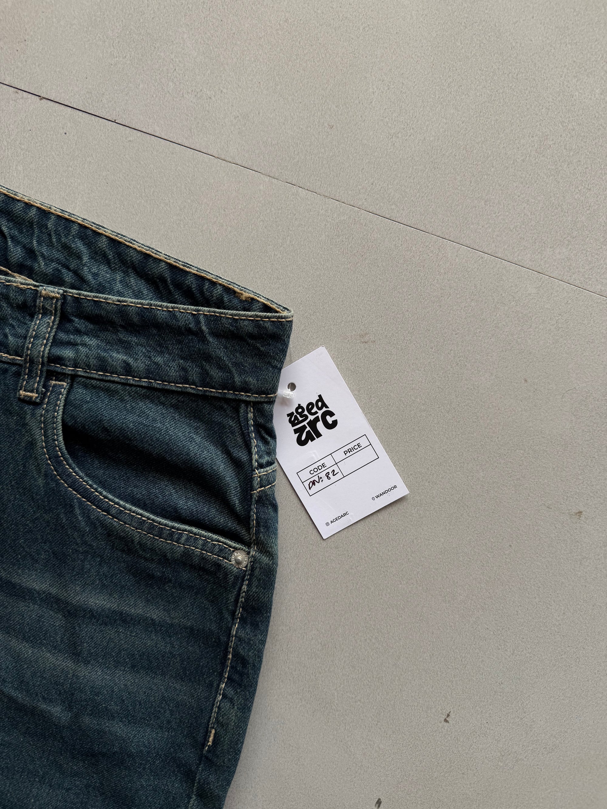 DN82 WIDELEG DENIM - M