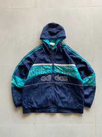 90s ADIDAS ATHLETIC HEAVY JACKET - XL
