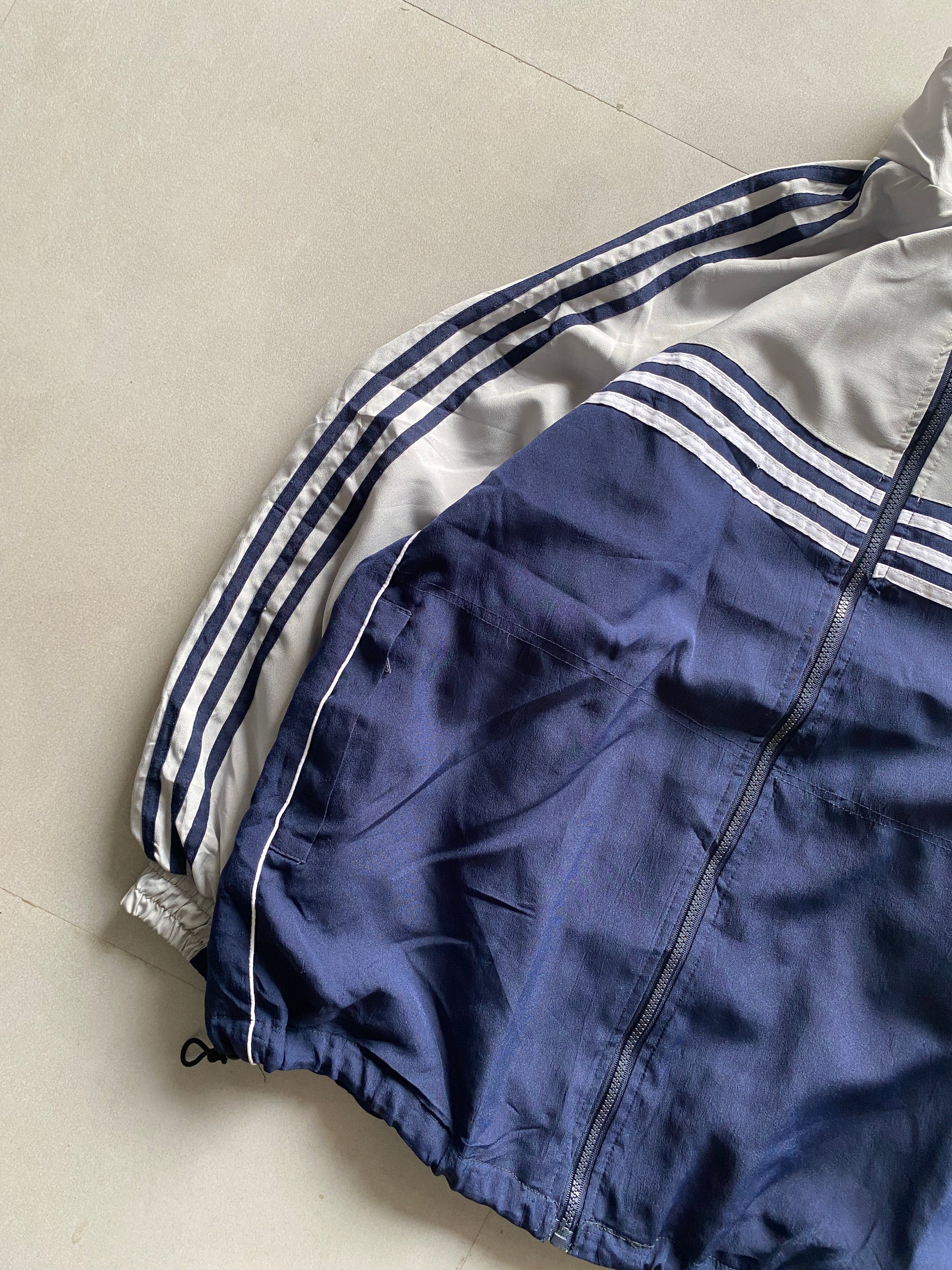 00s ADIDAS STRIPED JACKET -XL