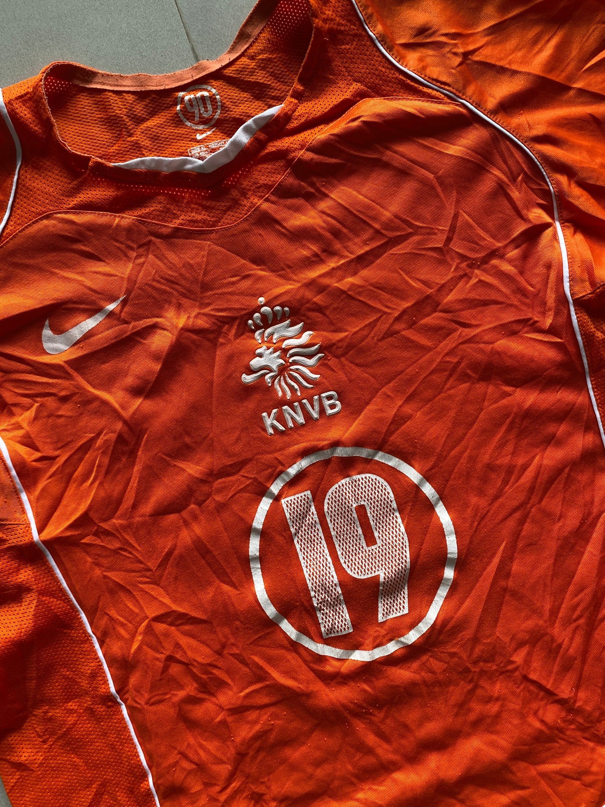 2004 NETHERLANDS ROBBEN (19) JERSEY - M