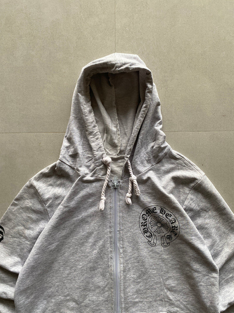 CHROME HEARTS ZIPPER HOODIE (BOOTLEG) - XS