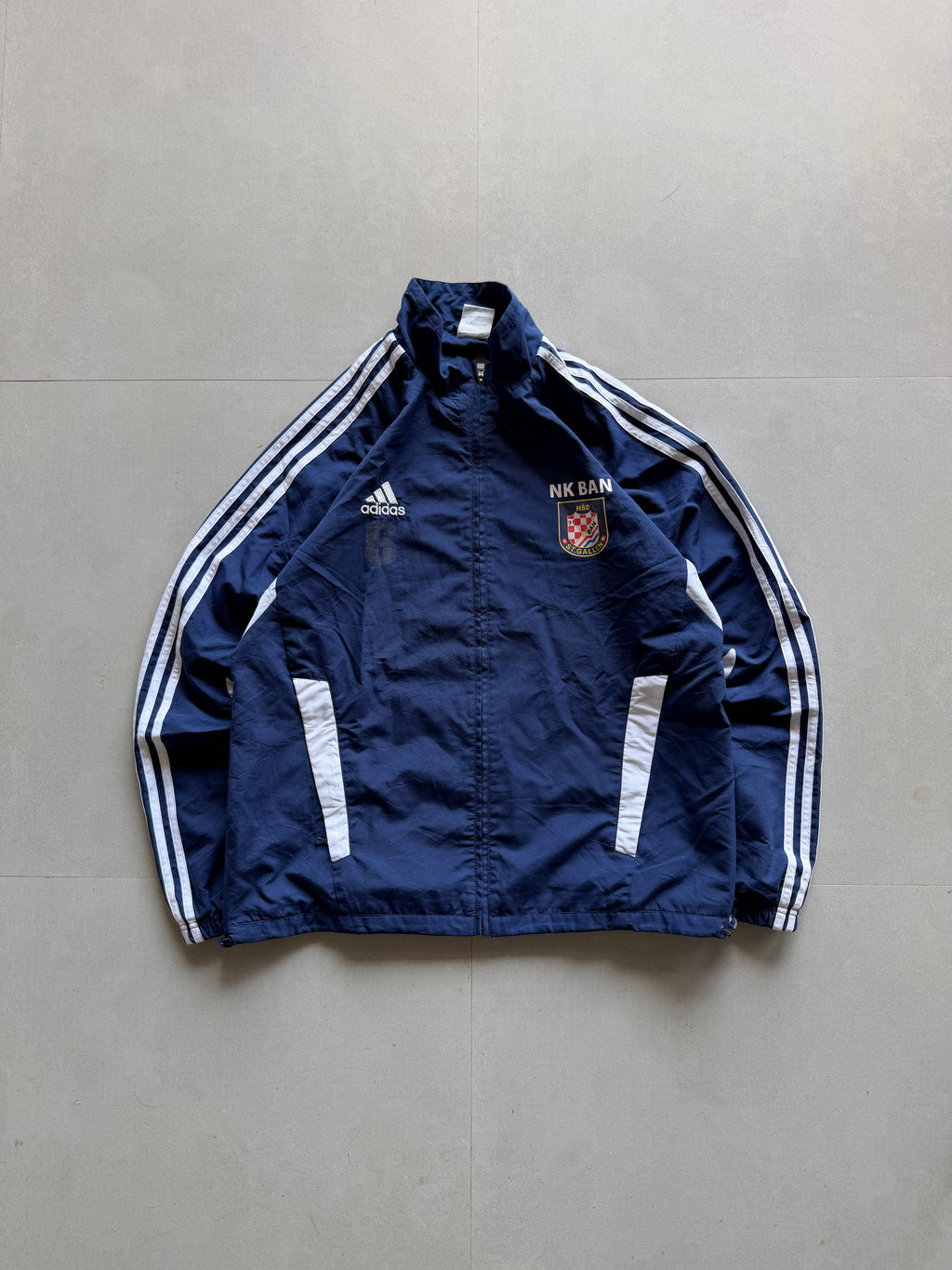 ADIDAS STRIPED JACKET - XL