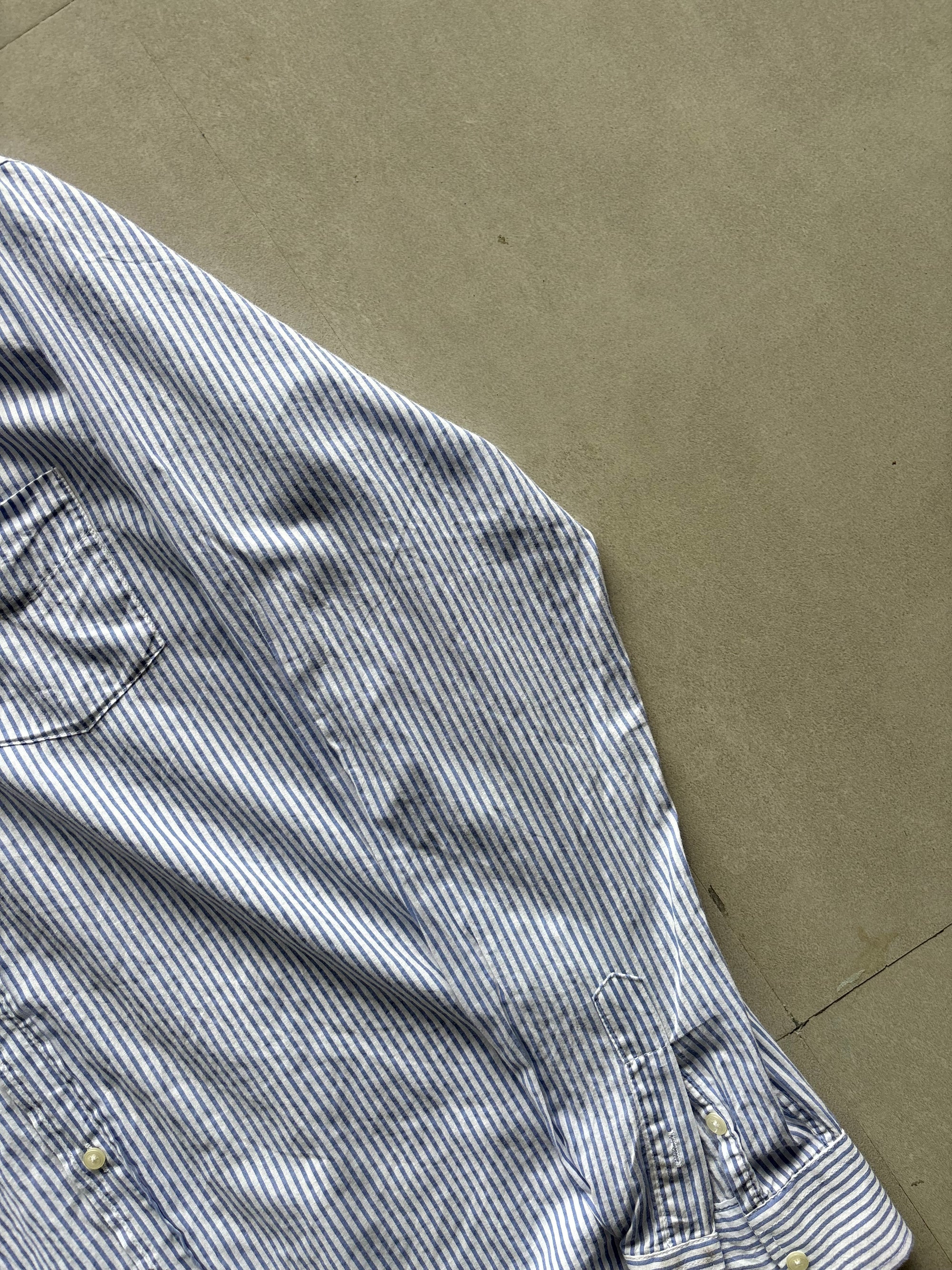 W&P FORMAL STRIPED SHIRT - M