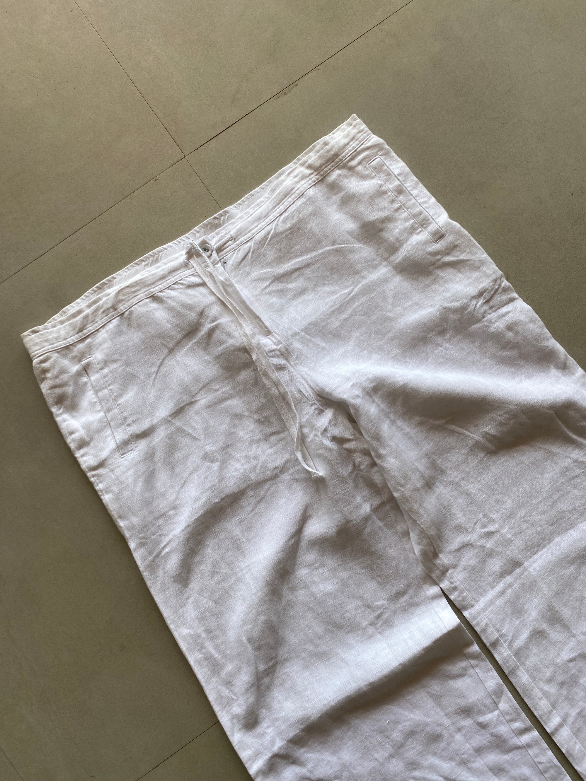 BAGGY LINEN PANT - XL