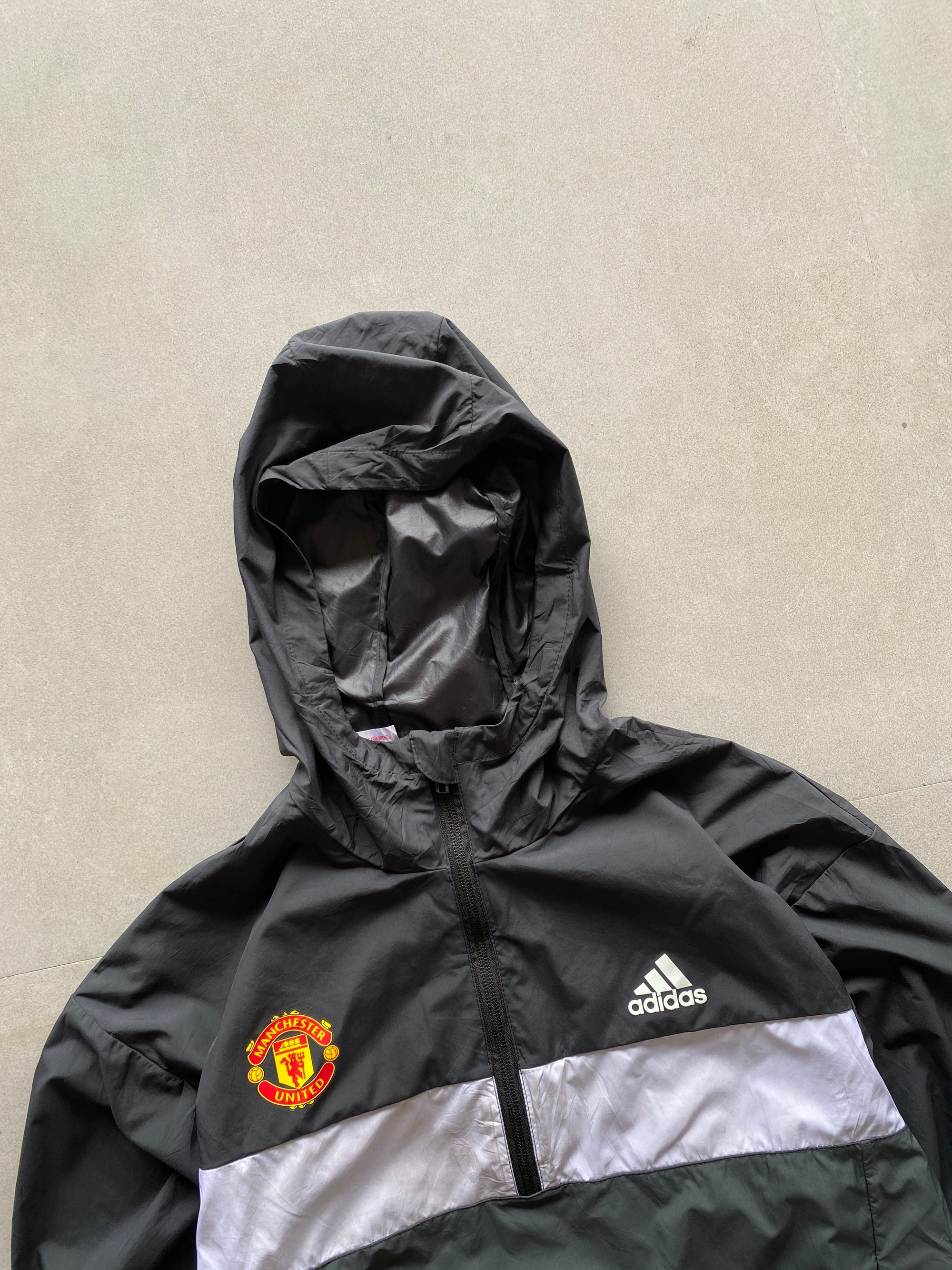 ADIDAS MANCHESTER UNITED QUARTER ZIP JACKET - XS