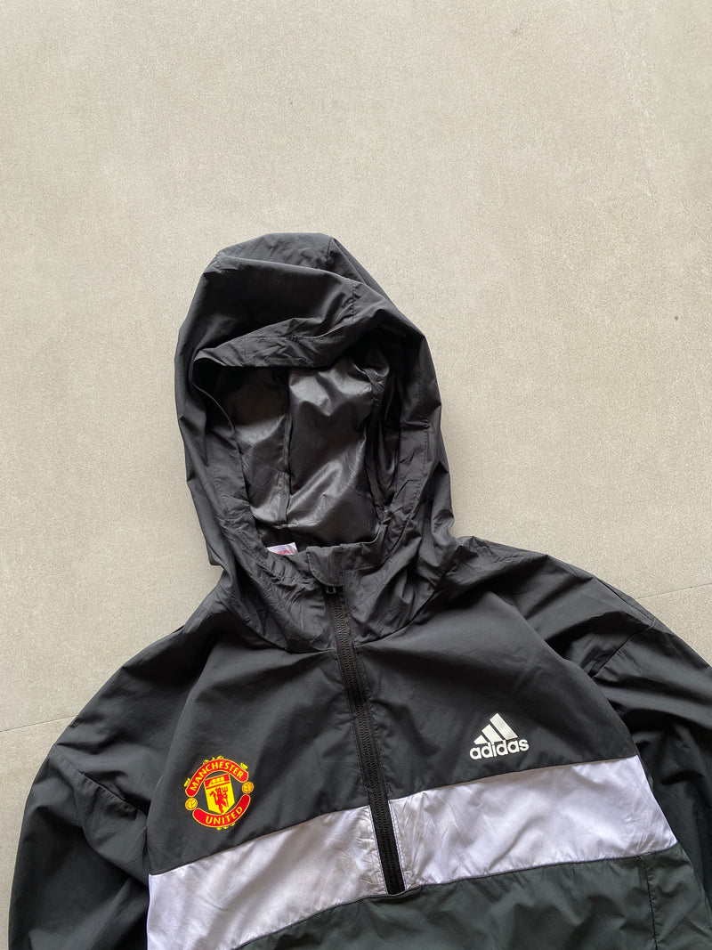 ADIDAS MANCHESTER UNITED QUARTER ZIP JACKET - XS