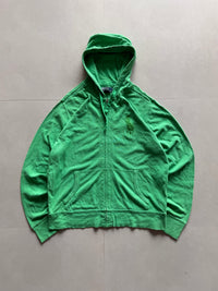 RALPH LAUREN BIG PONY ZIPPER HOODIE - L