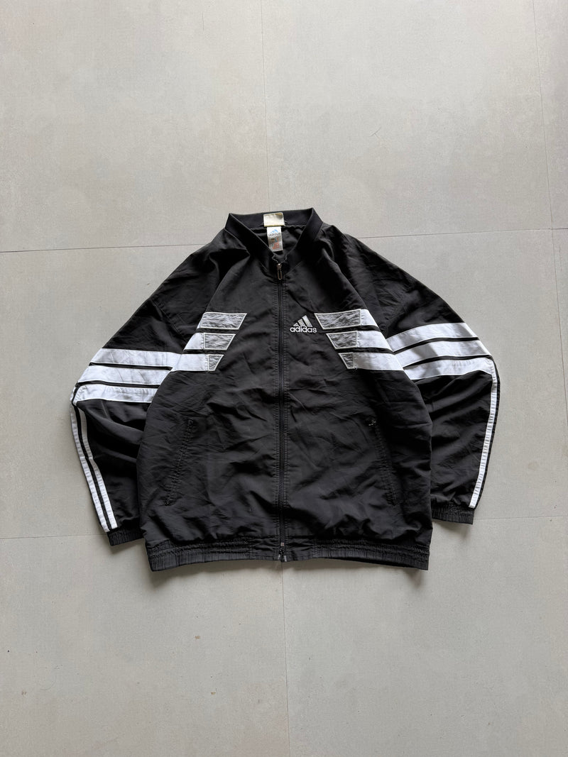 VINTAGE ADIDAS STRIPED JACKET - XL