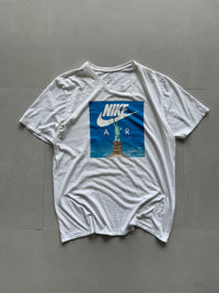 NIKE LOGO PRINTED TEE - L