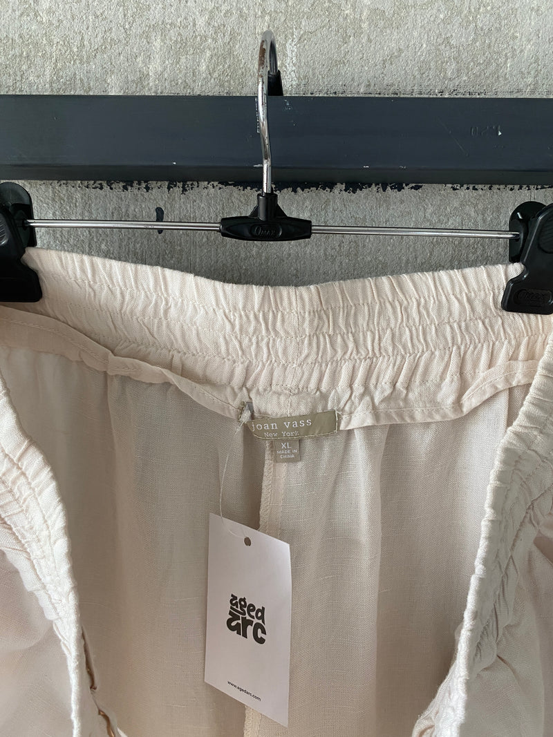 JOAN VAS BAGGY LINEN PANT - M