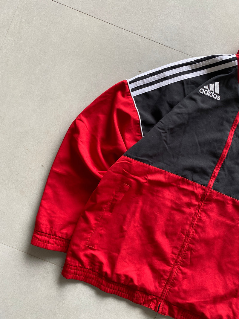 VINTAGE ADIDAS STRIPED JACKET - M