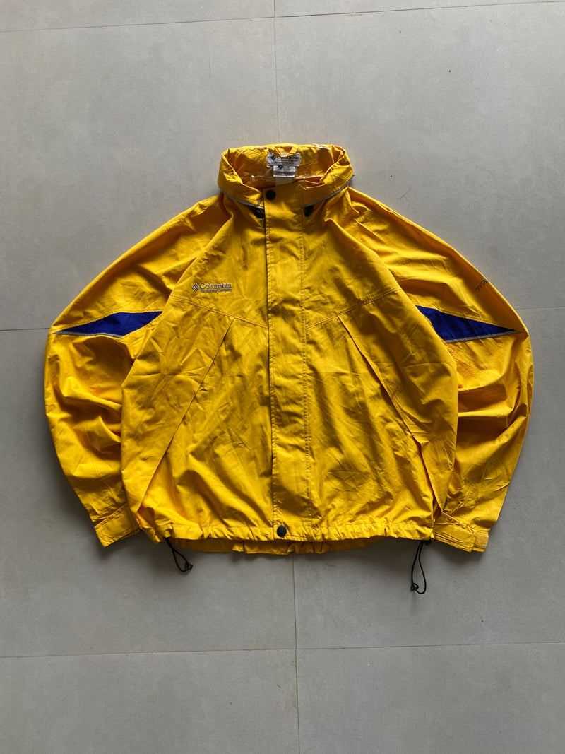 COLUMBIA HOODED TREKKING JACKET - XL