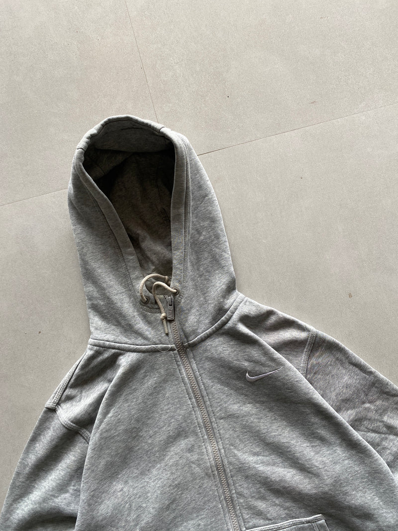 VINTAGE NIKE ZIPPER HOODIE - L