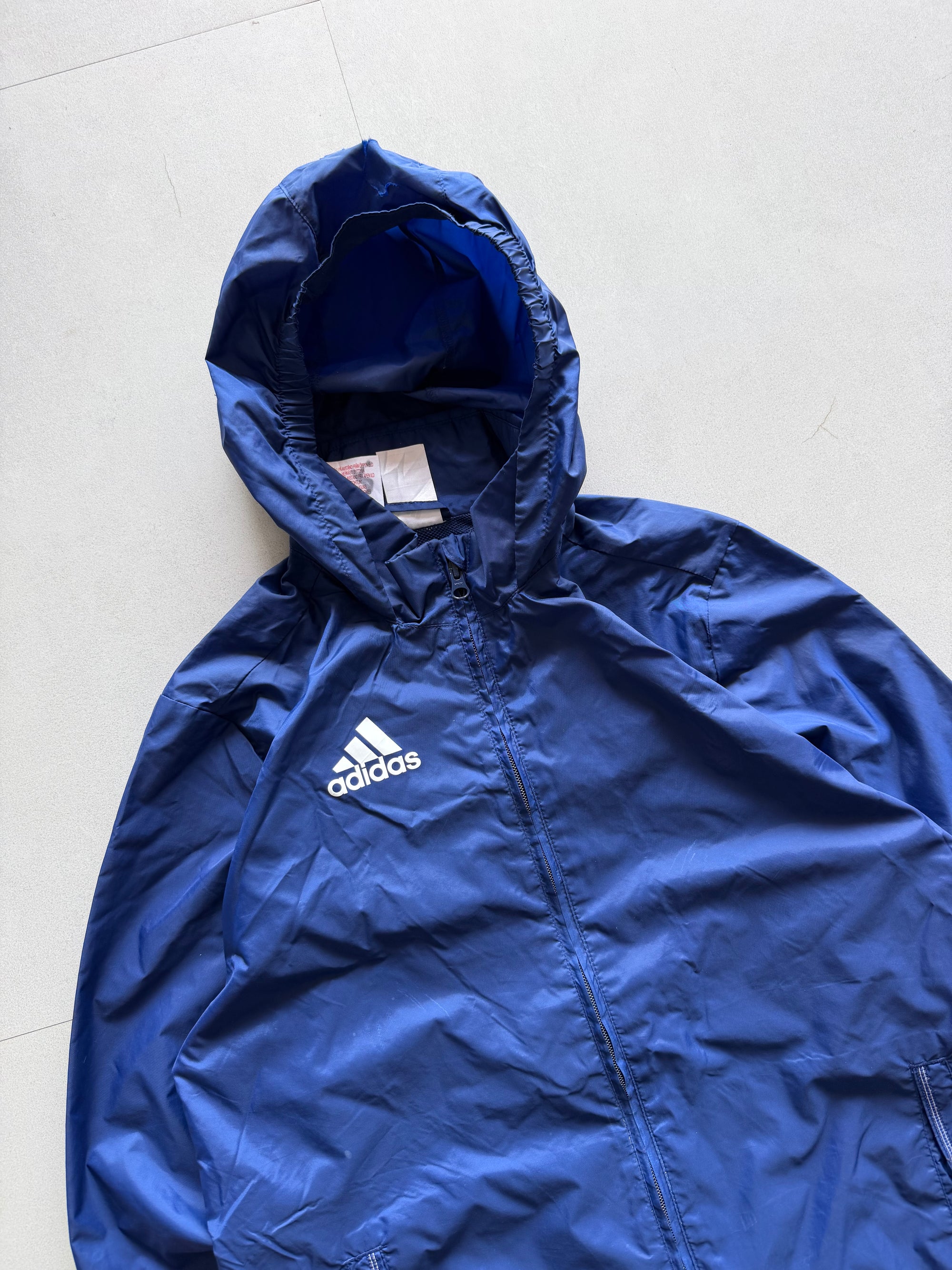 ADIDAS HOODED JACKET - M