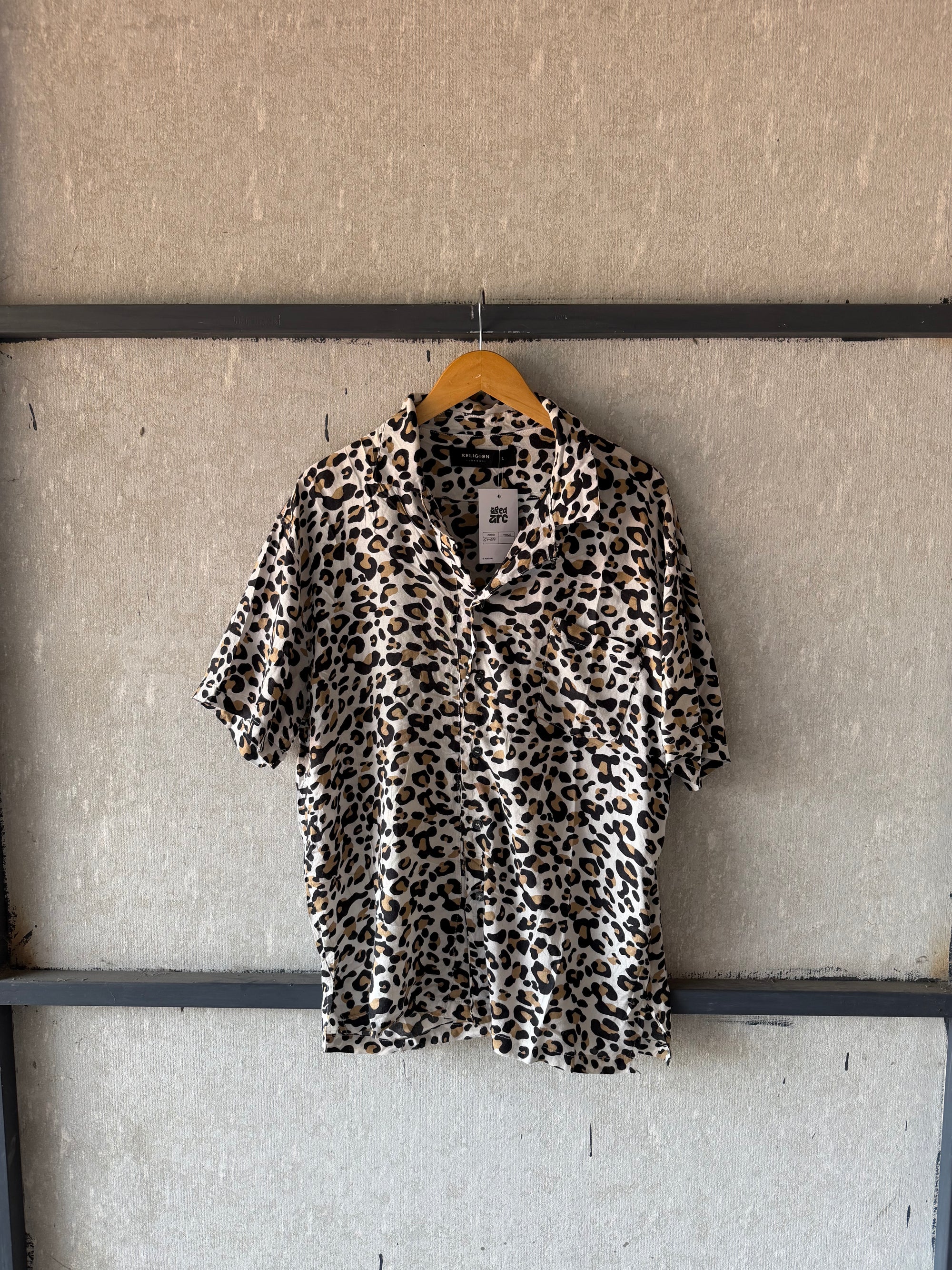 RELIGION PRINTED BEACH WEAR - L ST69
