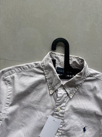 RALPH LAUREN STRIPED HALF SLEEVE SHIRT - M