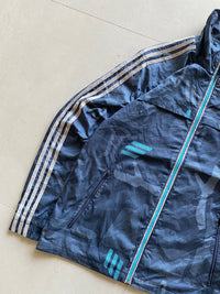 ADIDAS PRINTED STRIPED JACKET - M