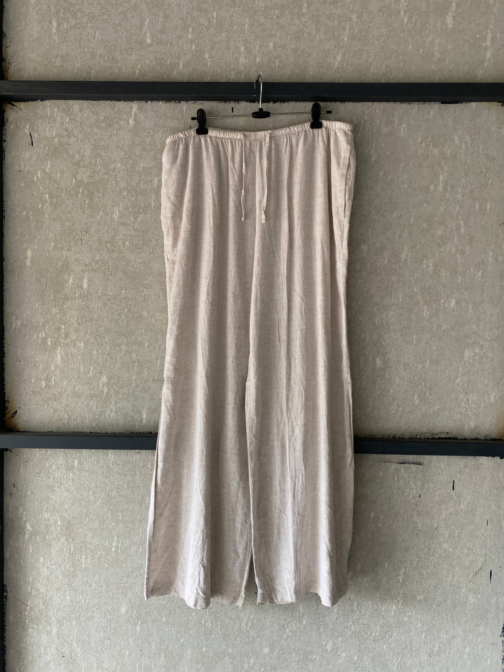 BAGGY LINEN PANT - S