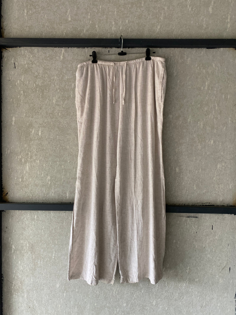 BAGGY LINEN PANT - S