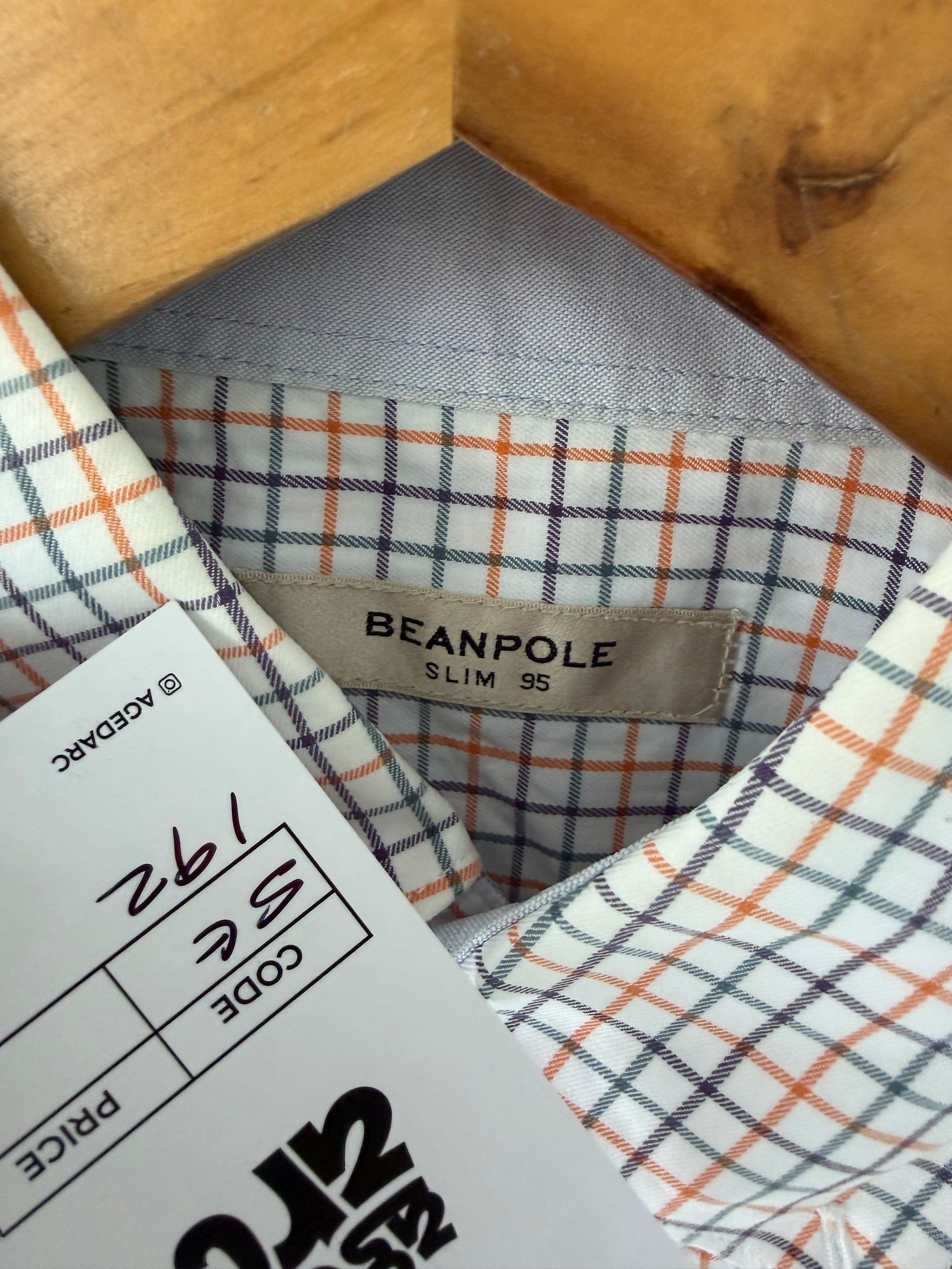 BEANPOLE CHECKERD SHIRT ST192 - M