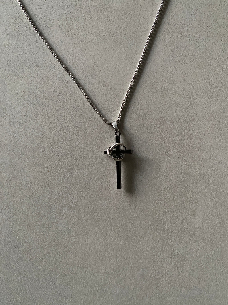 CROSS RING PENDANT CHAIN