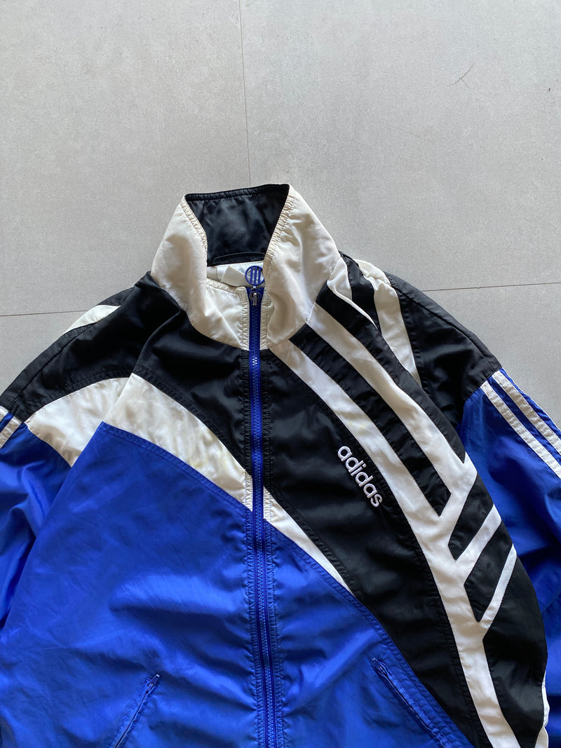 90s ADIDAS STRIP JACKET - XL