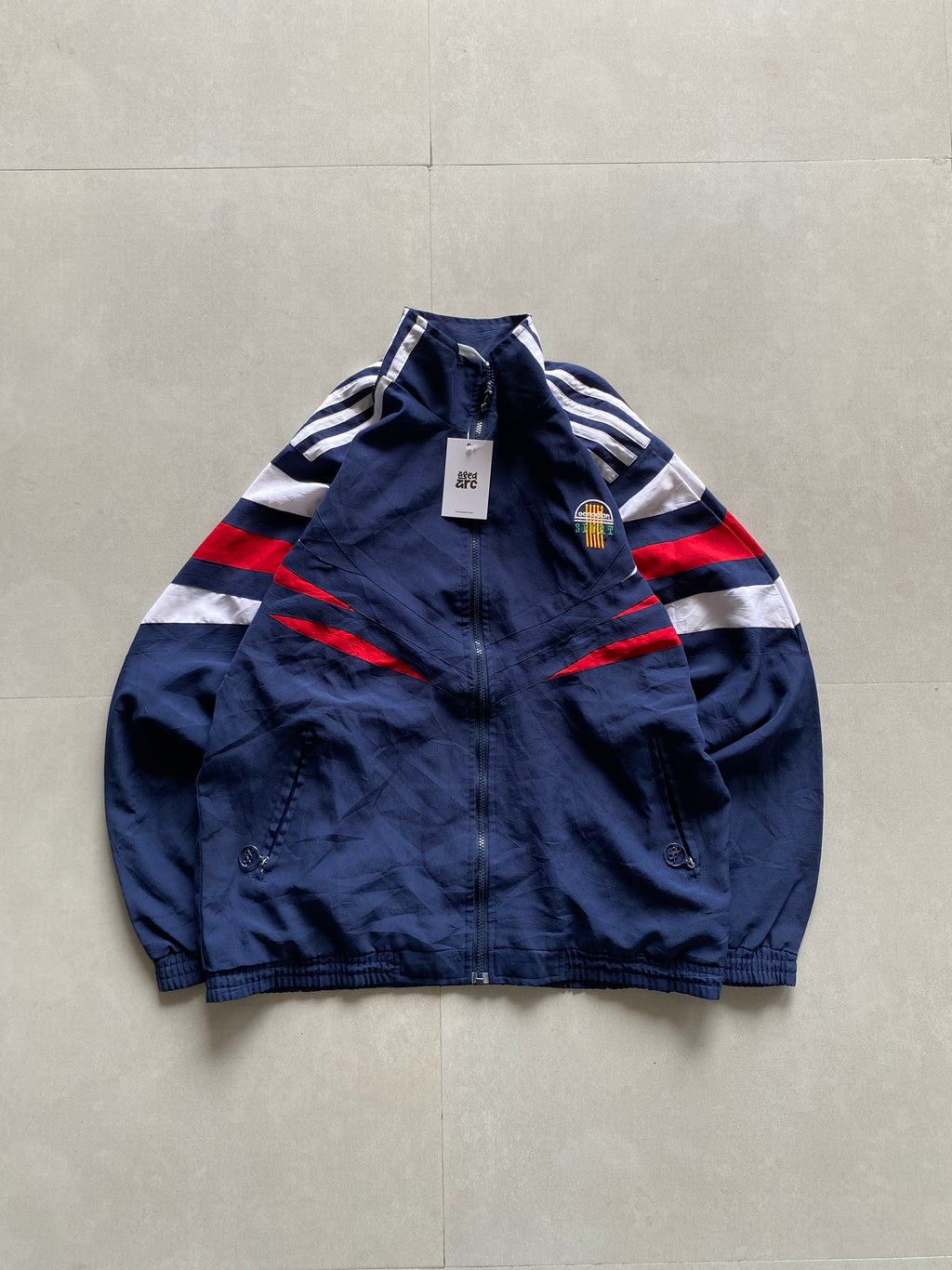 VINTAGE STRIPED JACKET - L