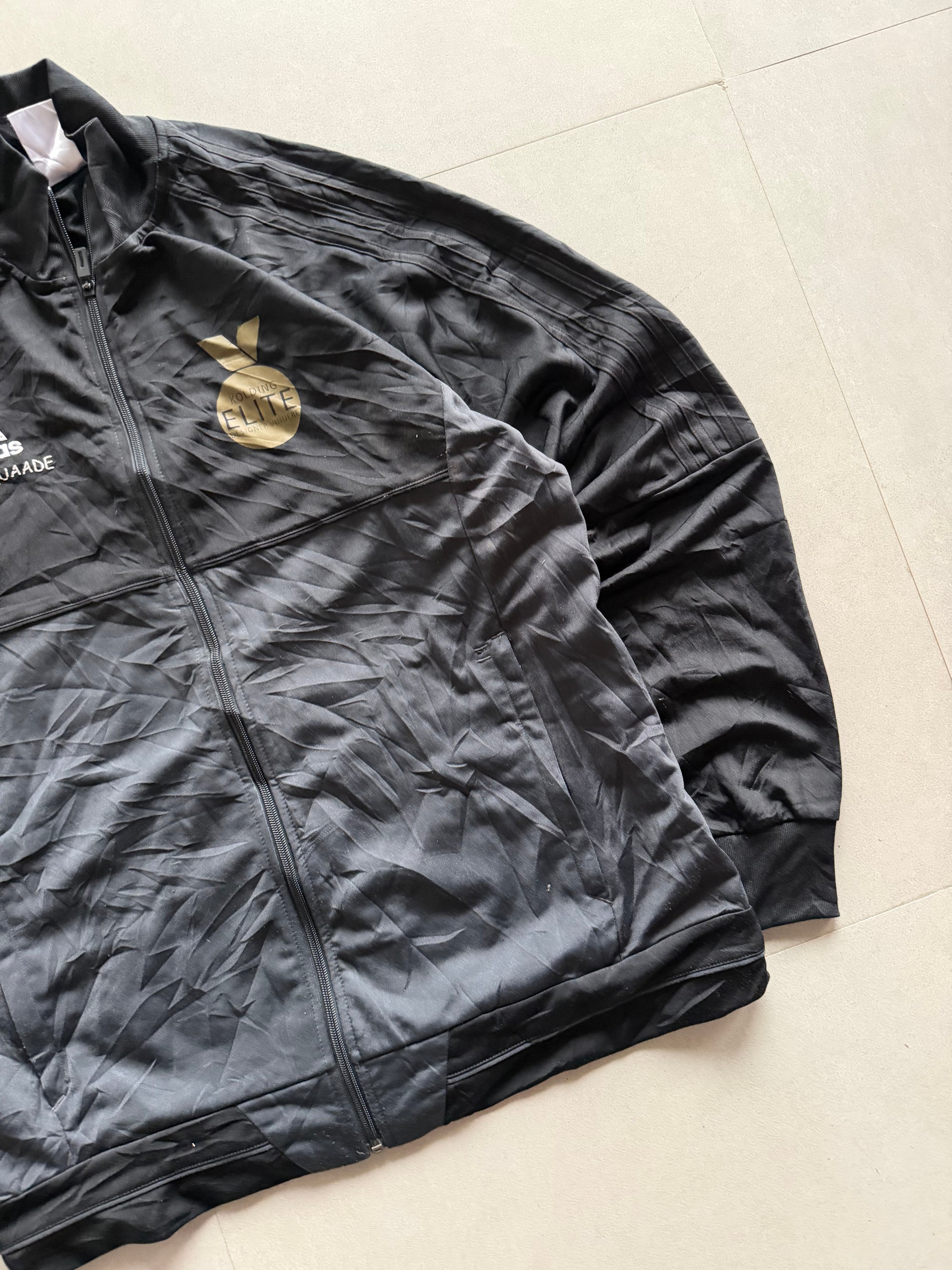 VINTAGE ADIDAS STRIPED JACKET - L